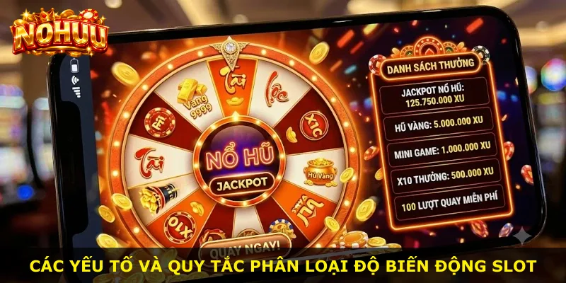 Các yếu tố và quy tắc phân loại độ biến động slot