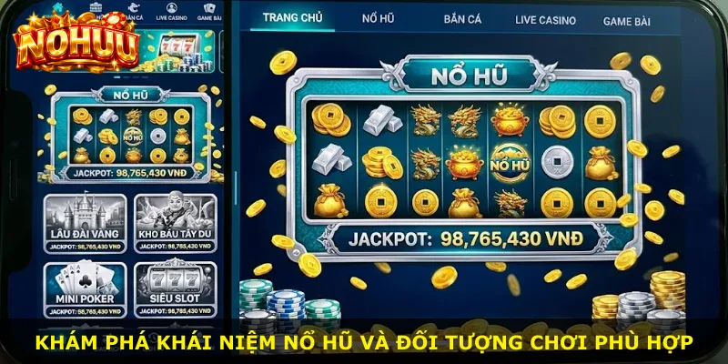 Khám phá khái niệm nổ hũ và đối tượng chơi phù hợp