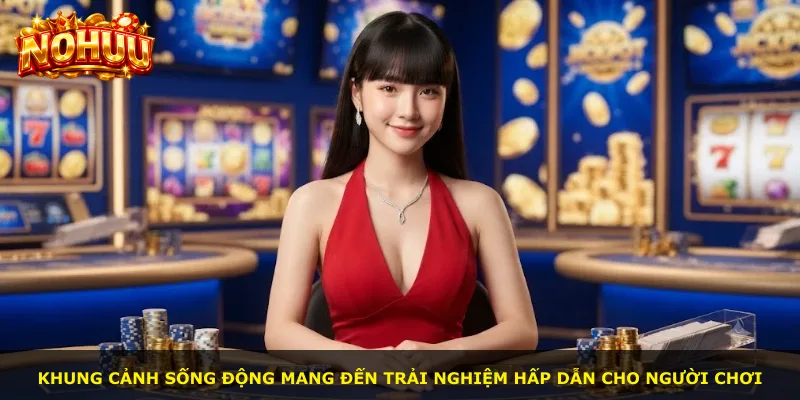 Khung cảnh sống động mang đến trải nghiệm hấp dẫn cho người chơi