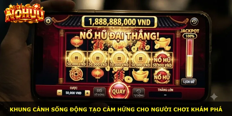Khung cảnh sống động tạo cảm hứng cho người chơi khám phá
