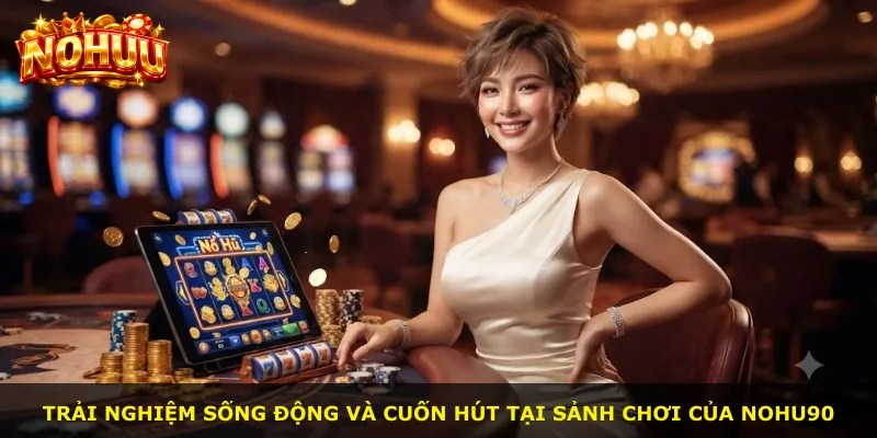 Trải nghiệm sống động và cuốn hút tại sảnh chơi của Nohu90